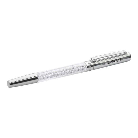 Swarovski BeSwarovski White Crystalline Ballpoint Pen - Black Ink - Picture 1 of 6